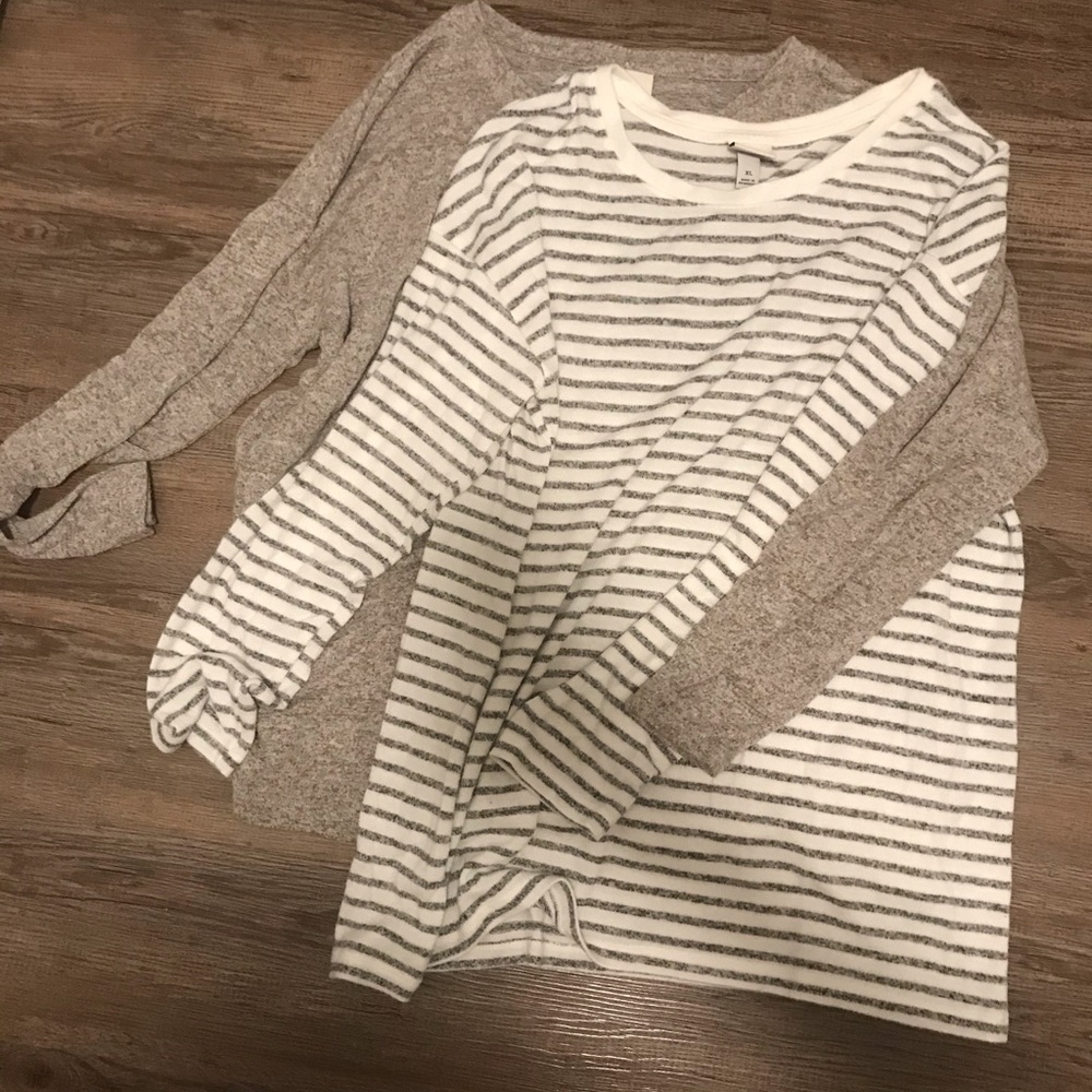 2 - Soft long sleeve shirts. Like new